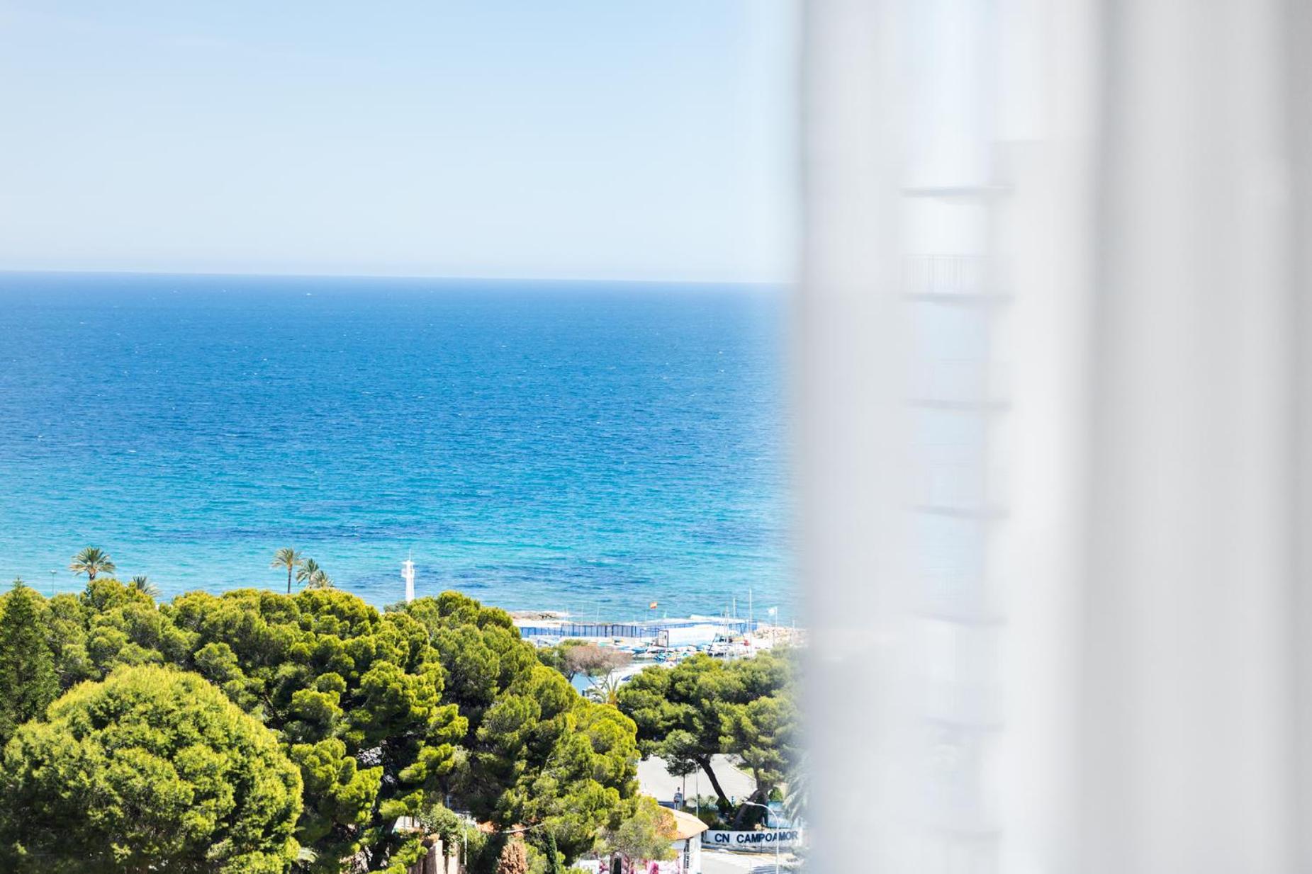 Cosy, Seaview Apartment, Close To Beach And Bars -Edificio Rhin Campoamor Bagian luar foto